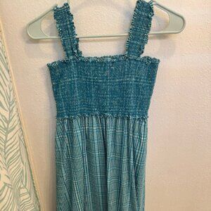 Rails Rumi Midi Dress in Teal Gingham- Like New!